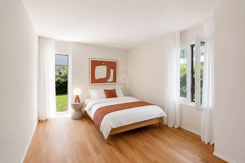 Etoy - 4.5-room apartment with lake and Alps view (9)