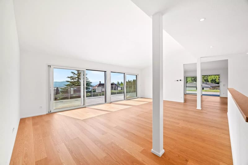 Villa contemporaine clé en main avec vue 180 degrés - Arzier-le-Muids (11)