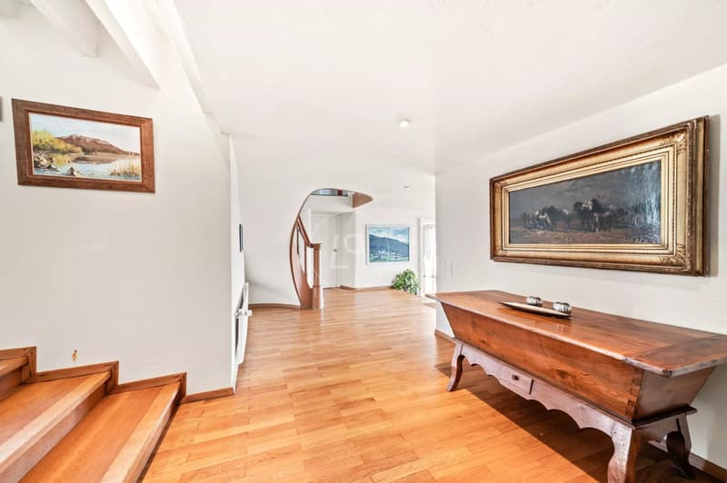 Bella proprietà familiare con tennis e vista sul lago, vicino a Morges (10)