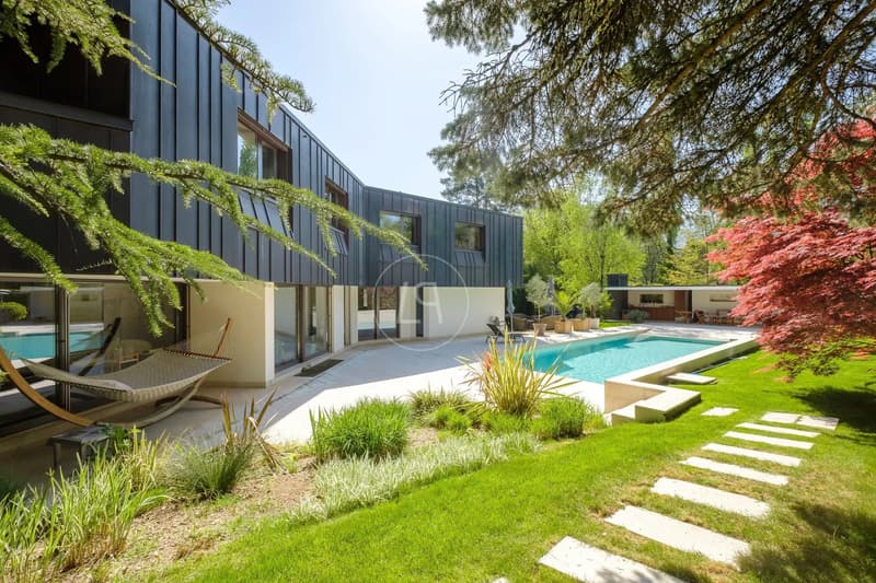 Propriété conçue par un architecte, privée et sans nuisance, Conches (GE) (12)