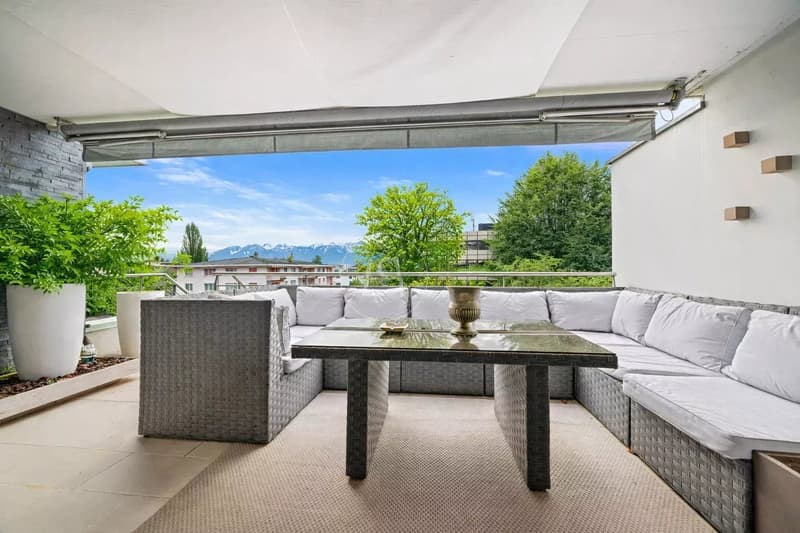 Beau appartement clé en main avec terrasse et jardin au Sud de Pully (6)