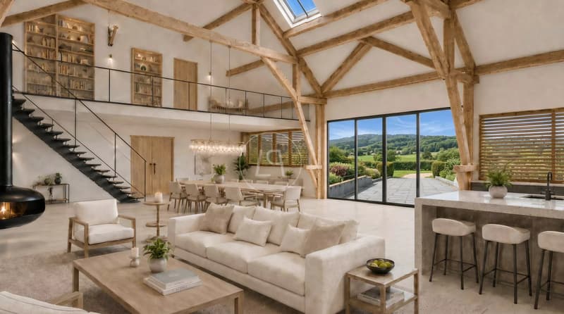 Un domaine à réinventer en une résidence privée exceptionnelle, aux portes de Genève (10)