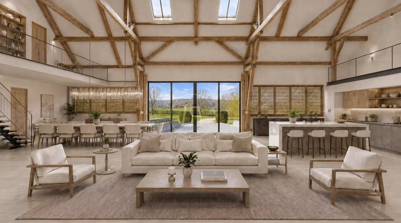 Un domaine à réinventer en une résidence privée exceptionnelle, aux portes de Genève (11)