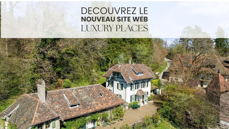 Maison de maître de caractère avec dépendances et vue sur le lac aux portes de Rolle (1)