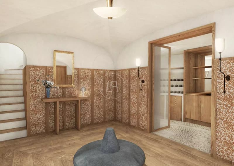 Megève ? Mont d'Arbois | Historisches Chalet zum Neuerfinden (13)