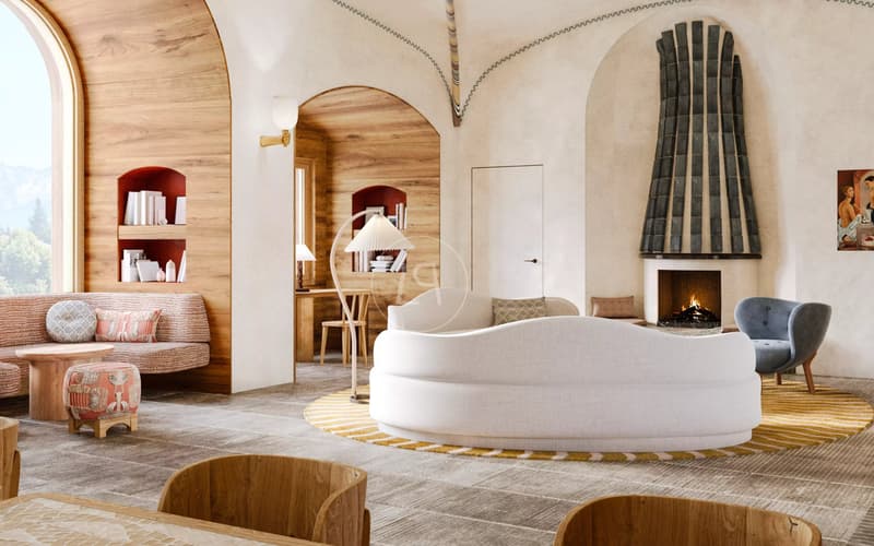 Megève ? Mont d'Arbois | Historisches Chalet zum Neuerfinden (6)
