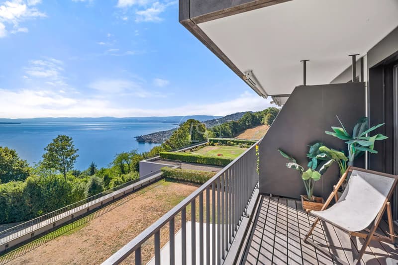 Elegantes 4.5-Zimmer-Apartment mit Panoramablick auf den Genfersee in Puidoux (2)