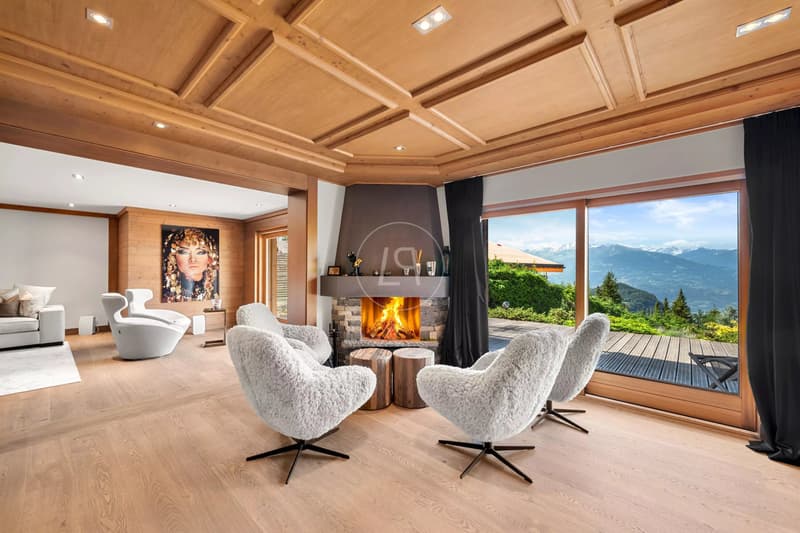 Beautiful chalet with panoramic view in Crans/Lens (4)