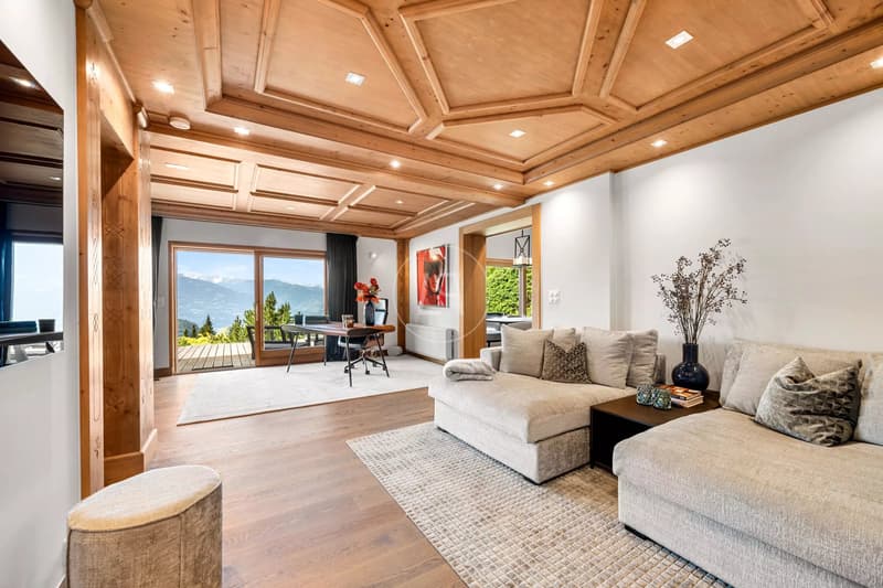 Beautiful chalet with panoramic view in Crans/Lens (12)