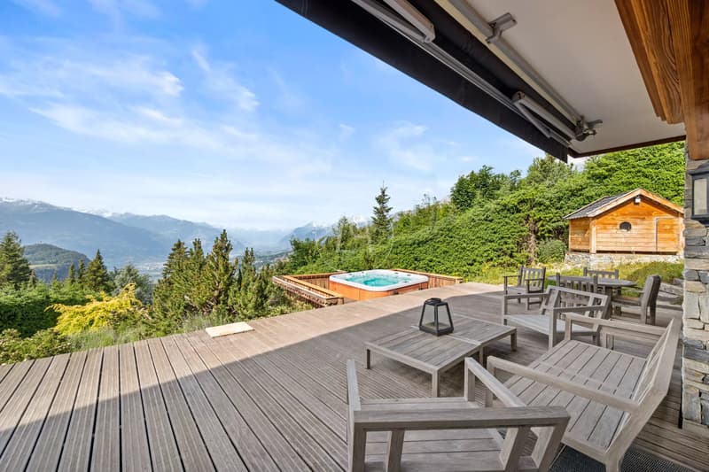 Beautiful chalet with panoramic view in Crans/Lens (8)
