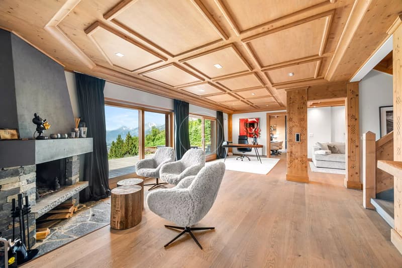 Beautiful chalet with panoramic view in Crans/Lens (9)