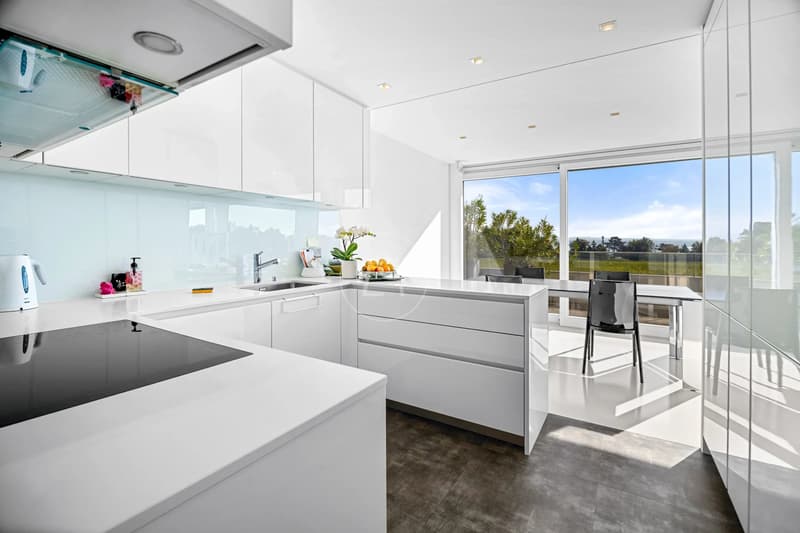 Attique en duplex d'exception de 660 m², piscine intérieure, vue lac, Coppet (7)