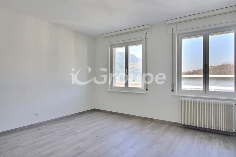Bel appartement de 3.5 pièces rénové en location à Sion (6)