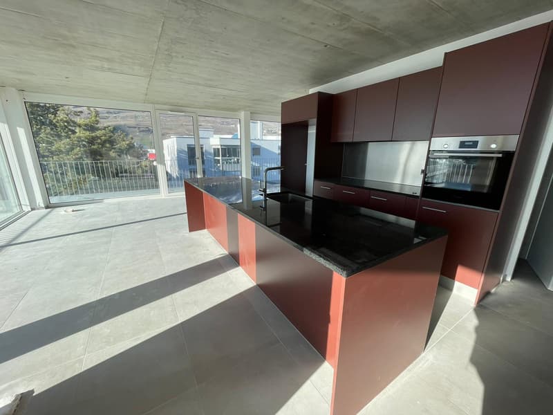 Amplio attico nuovo con grande balcone (3)