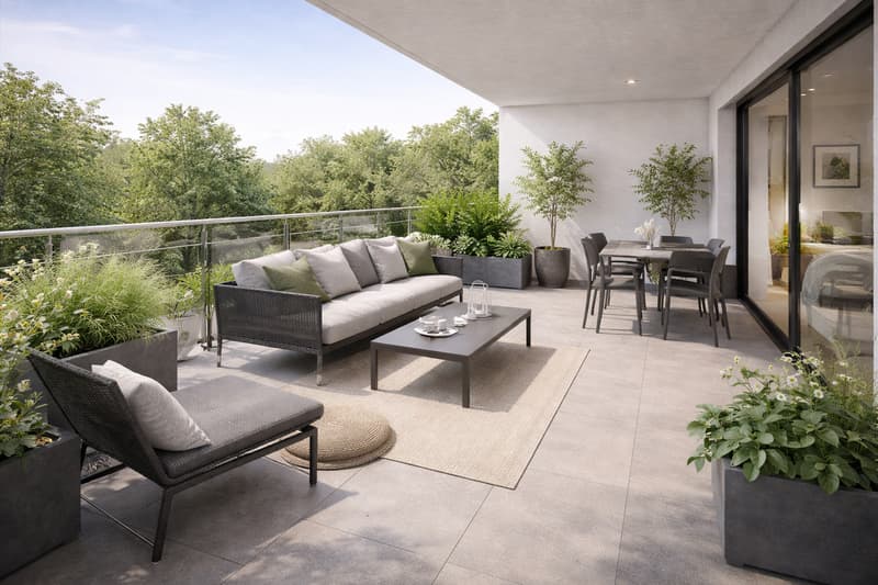 Appartement 2,5 Zimmer in neuer Promotion gegenüber dem Golf von Sierre (1)