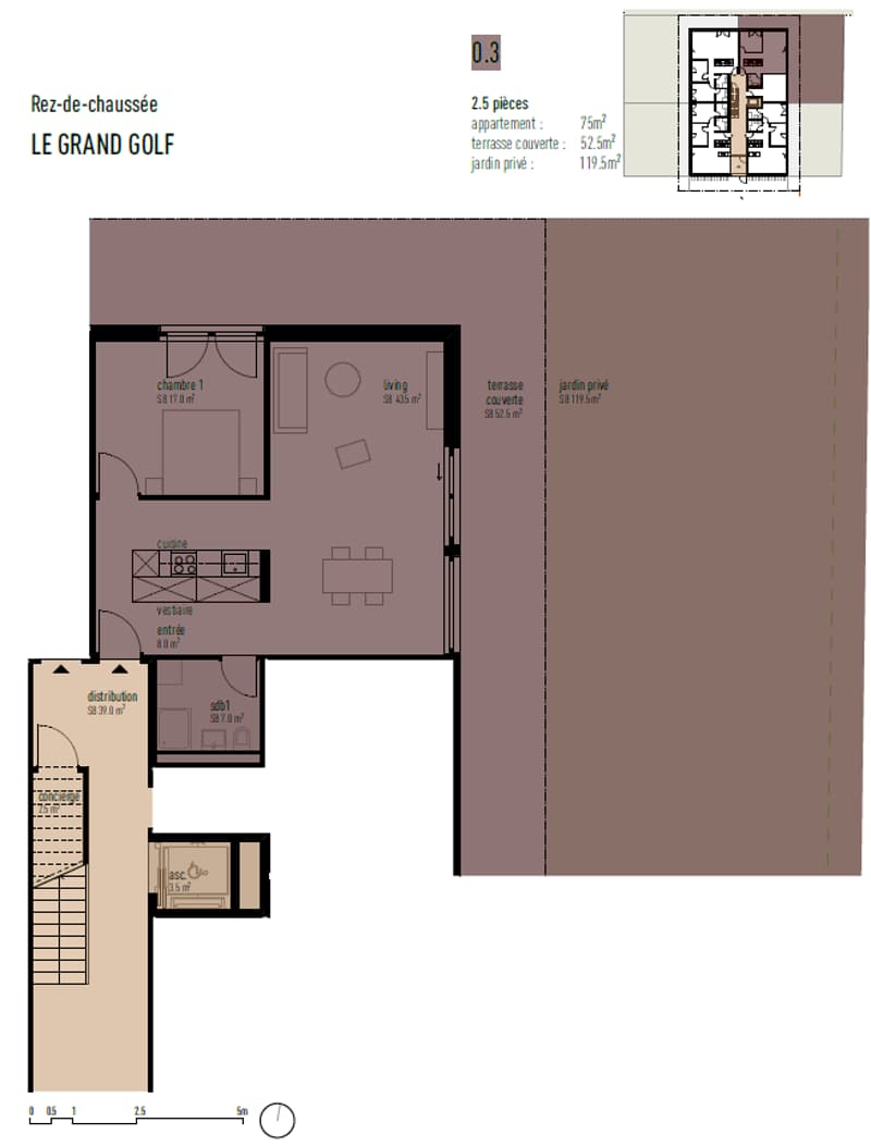 2.5-room apartment with garden in new promotion opposite the Golf of Sierre (10)