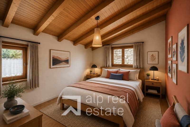 Superbe maison familiale avec véranda chauffée et vue dégagée (9)