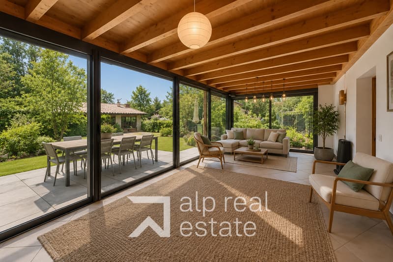 Superbe maison familiale avec véranda chauffée et vue dégagée (3)