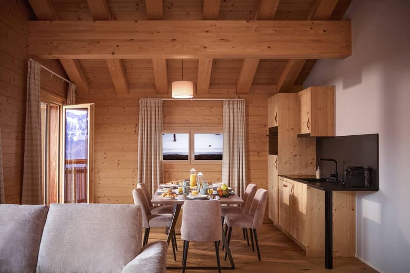 Attic with panoramic view in hotel residence (2)