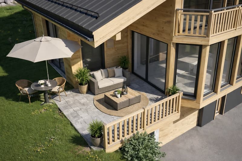 Chalet sur plan avec vue à couper le souffle - résidence principale (6)