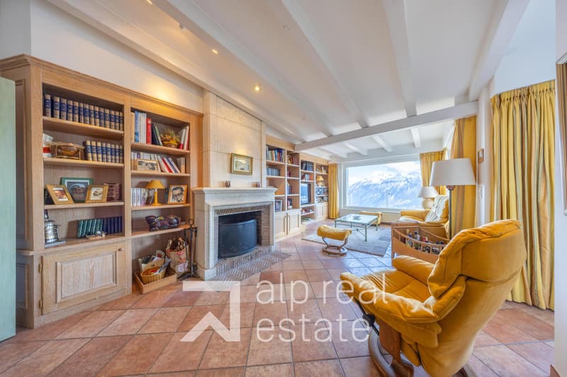 Exceptional attic with breathtaking views of the Alps (6)
