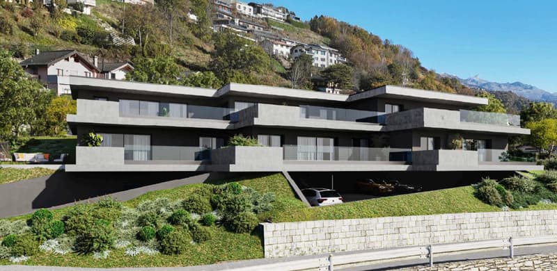 Dachgeschoss mit 3,5 Zimmern auf Plan mit Terrasse - Les Terrasses à Willy (2)