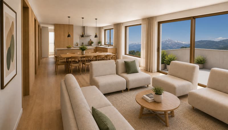 Beautiful new attic in a small promotion (2)