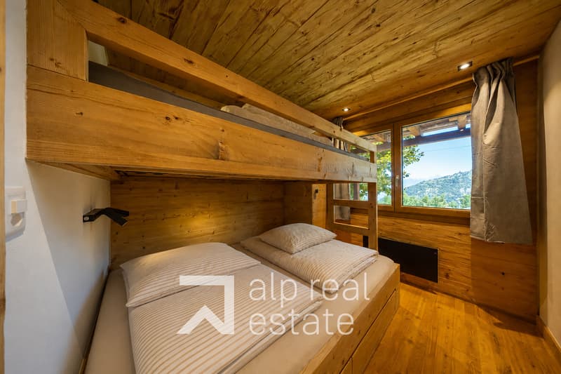 Magnificent renoviertes Chalet mit atemberaubendem Blick (9)