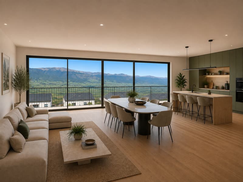 Villa neuve ? Panorama exceptionnel sur les Alpes (1)