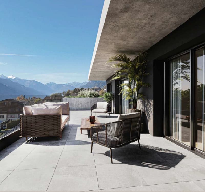 Nouvel attique de 4.5 pièces sur plan avec terrasse - Les Terrasses à Willy (6)