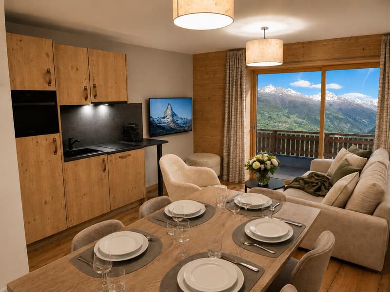Superbe appartement ski in/out dans résidence hôtelière (1)