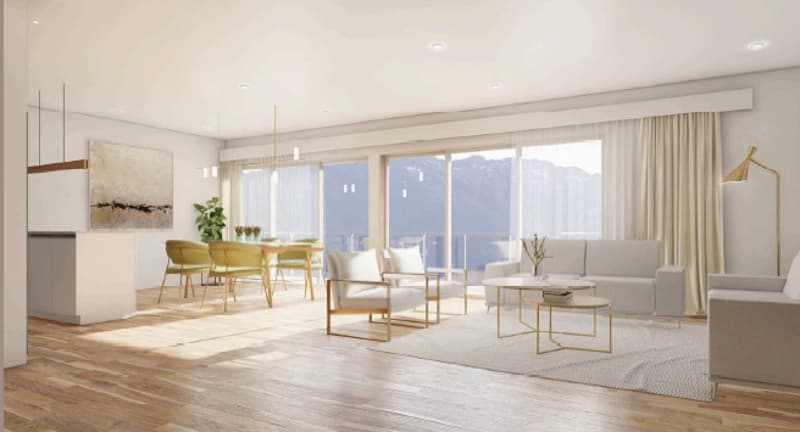 Appartements de 3.5 pièces sur plan avec terrasse - Les Terrasses à Willy (6)