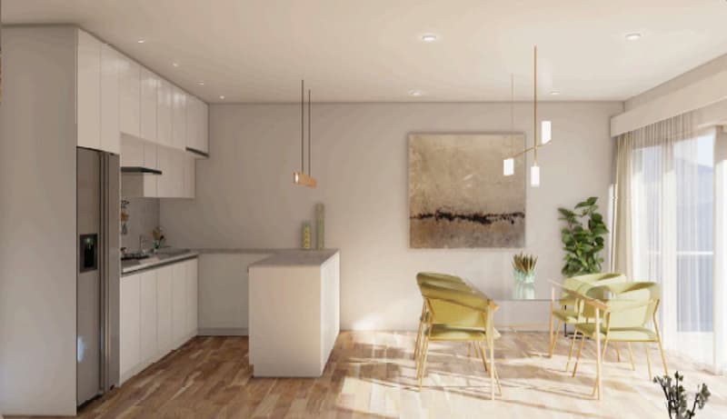 Appartements de 3.5 pièces sur plan avec terrasse - Les Terrasses à Willy (1)