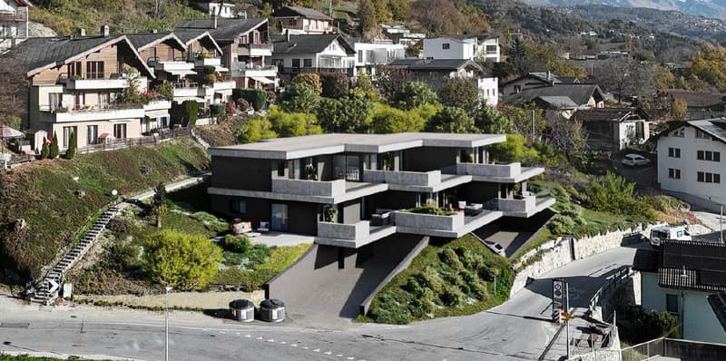 Nouvel attique de 4.5 pièces sur plan avec terrasse - Les Terrasses à Willy (2)