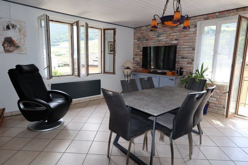 SION/BRAMOIS Appartement duplex + Jardin + Local + Cave + Parking (6)