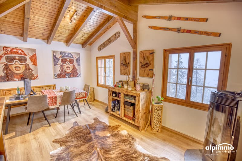 Chalet de caractère avec 2 annexes et un grand terrain à Haute-Nendaz! (9)