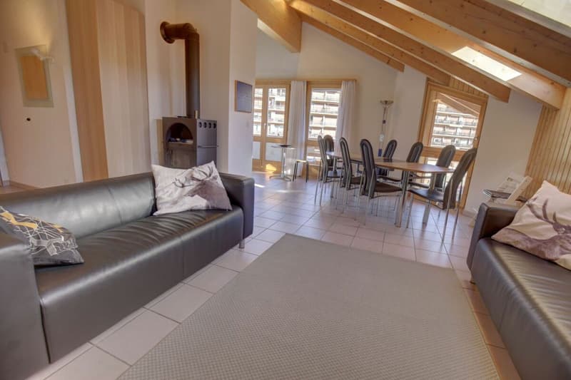 Helles Doppelhauswohnung im Zentrum von Nendaz-Station! (9)