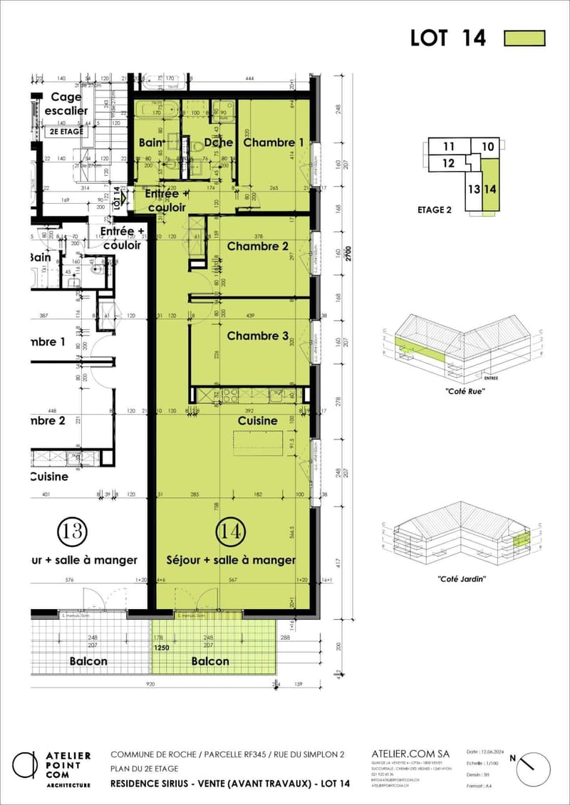 Apartment 4.5 rooms in Roche VD - Lot 14 (10)
