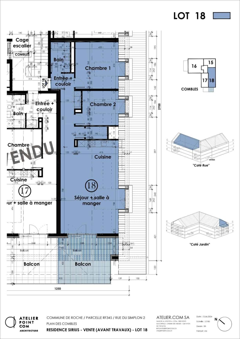 Appartement 3.5 pièces à Roche VD - Lot 18 (11)