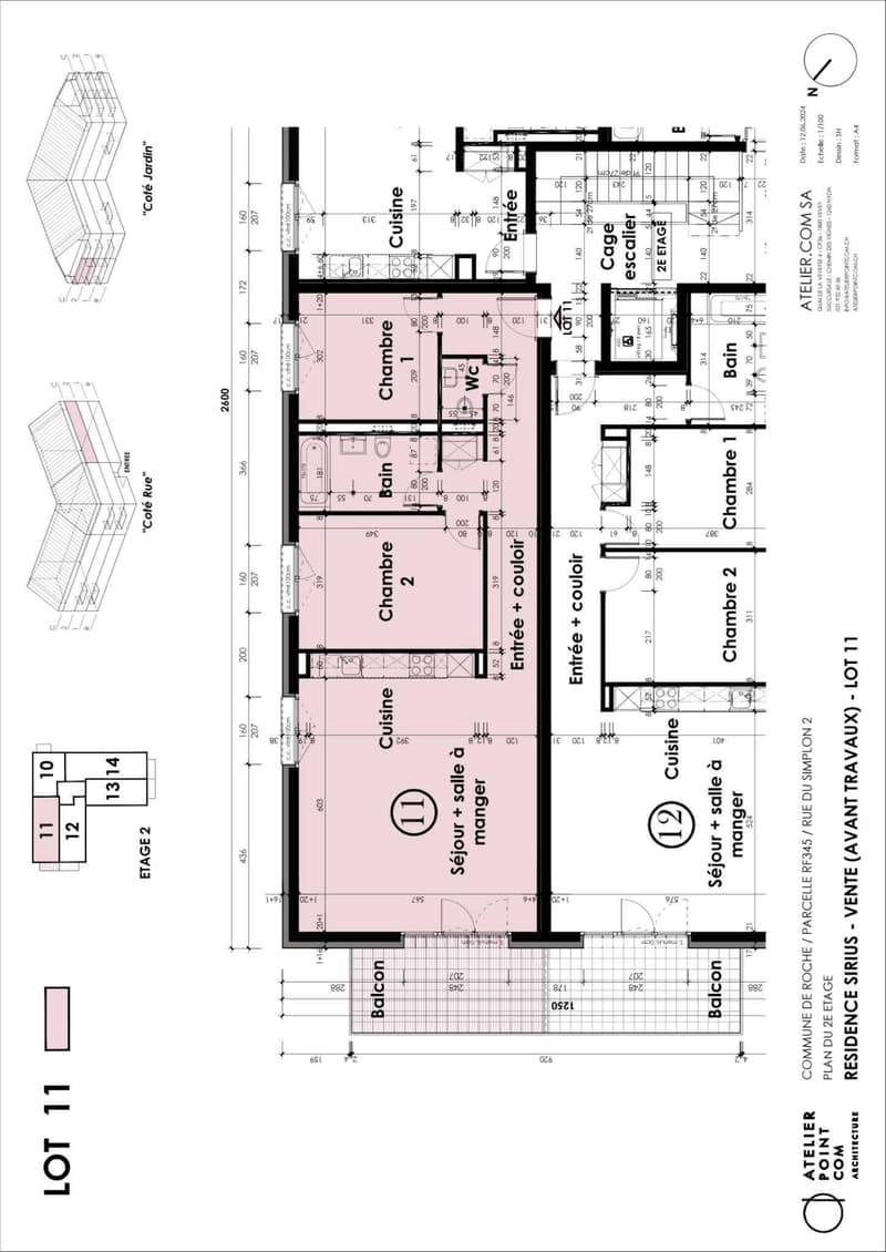 Apartment 3.5 rooms in Roche VD - Lot 11 (11)