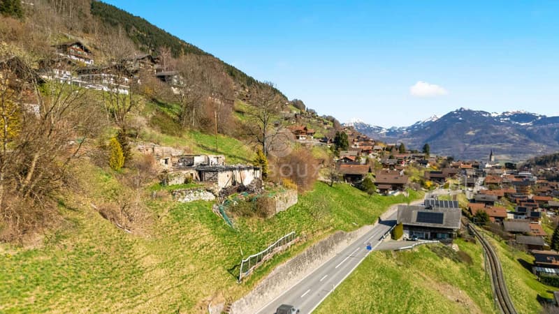 Magnifico terreno edificabile di 1'478 m2 con vista panoramica a Troistorrents (3)