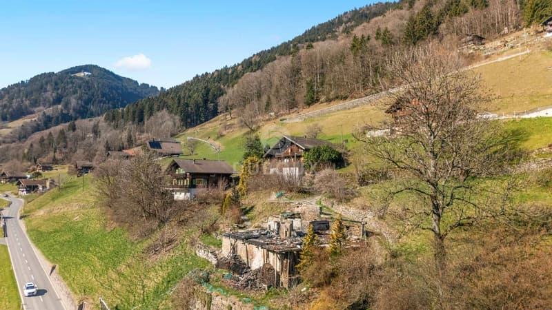 Magnifico terreno edificabile di 1'478 m2 con vista panoramica a Troistorrents (5)