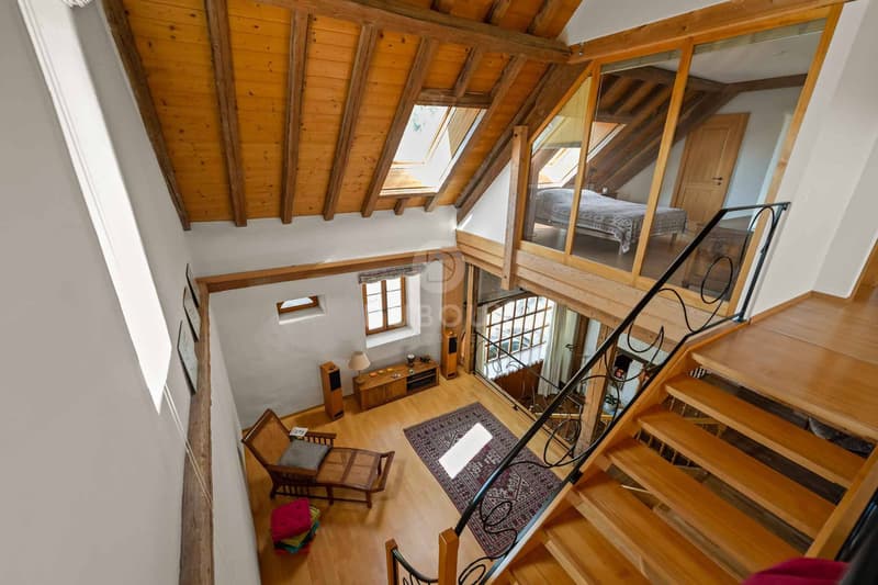 MAGNIFIQUE FERME RÉNOVÉE AVEC VUE IMPRENABLE SUR LE PLATEAU VAUDOIS (9)