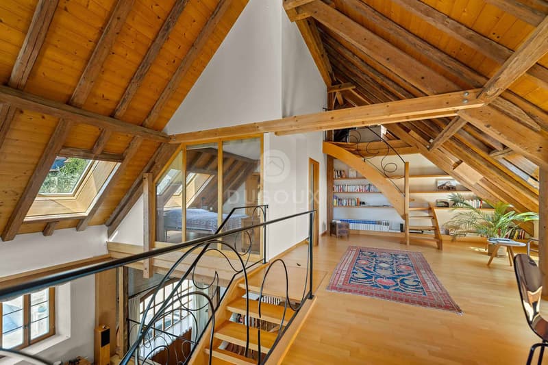 MAGNIFIQUE FERME RÉNOVÉE AVEC VUE IMPRENABLE SUR LE PLATEAU VAUDOIS (10)