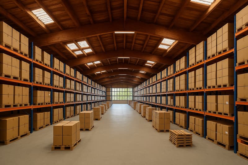 Spacious industrial hall divisible into a mezzanine (2)