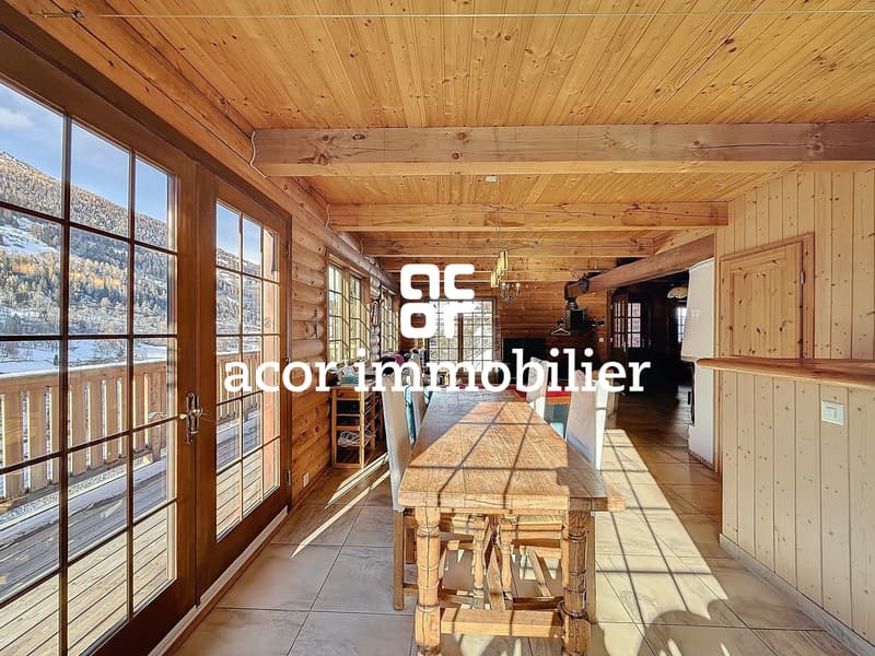 Canadian Chalet in Val d'Anniviers - In the heart of the ski resorts (2)