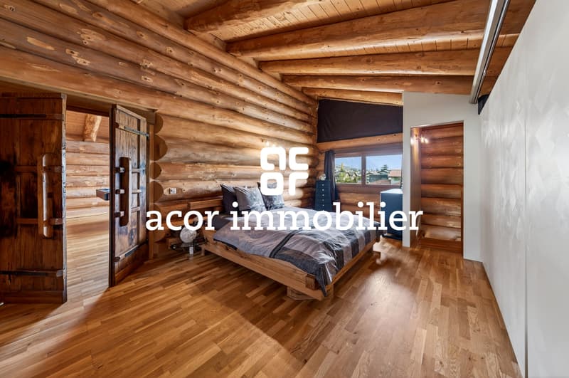 Villa in tronchi di legno in stile chalet canadese (6)