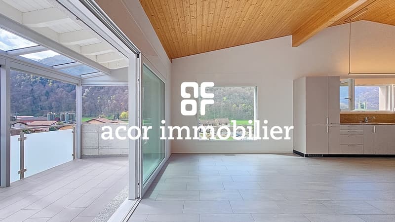 Appartamento attico 4.5 locali luminoso e Minergie (3)