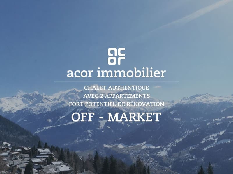 Chalet authentique avec 2 appartements - fort potentiel de rénovation (1)