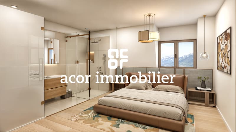 High-end studio on the 1st floor east - Residence La Romande XXV (8)